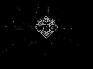 Dalek Attack title screen for ZX Spectrum